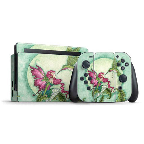Flirting Fairy and Hummingbird by Amy Brown Nintendo Skins
